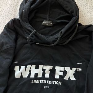White fox hoodie